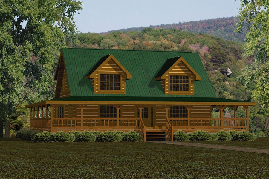 Boone House Battle Creek Log Homes